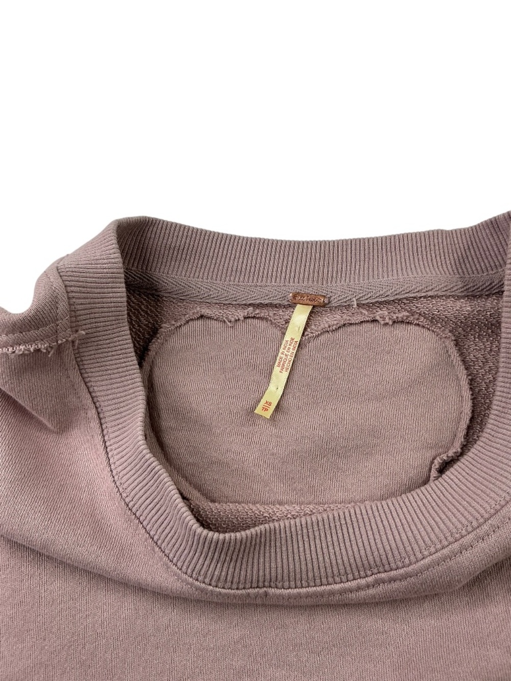 Free People Trish Boxy Oversized Pullover Sweatshirt Size XS - Picture 8 of 11
